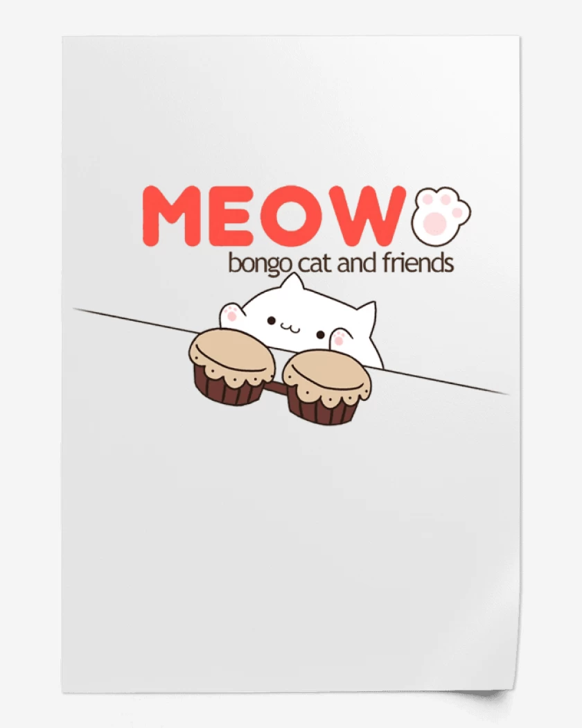 Print Bongo cat