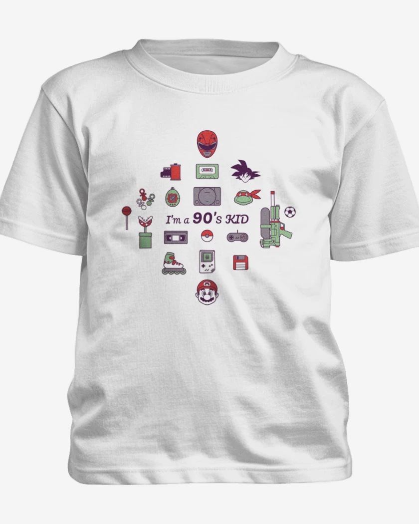 Polera de niño Blanco de Love 90´s