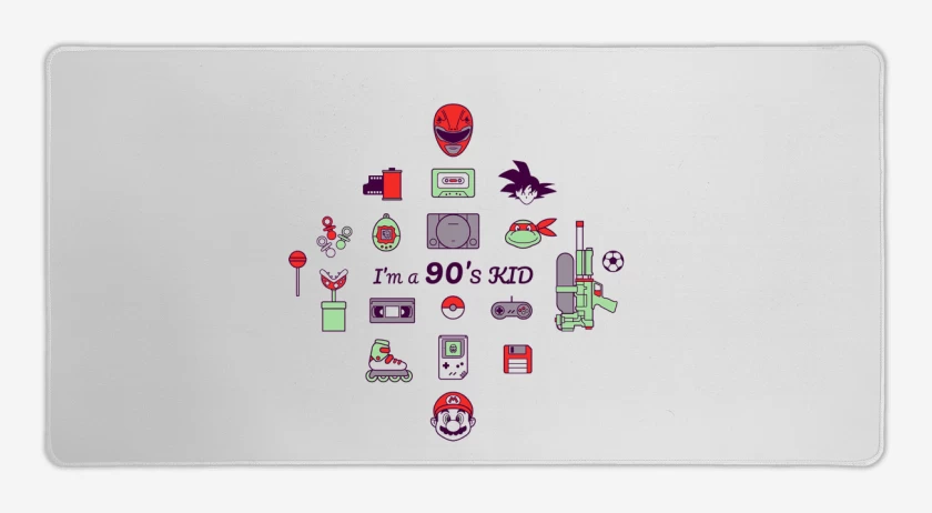 Mouse pad Gamer Love 90´s