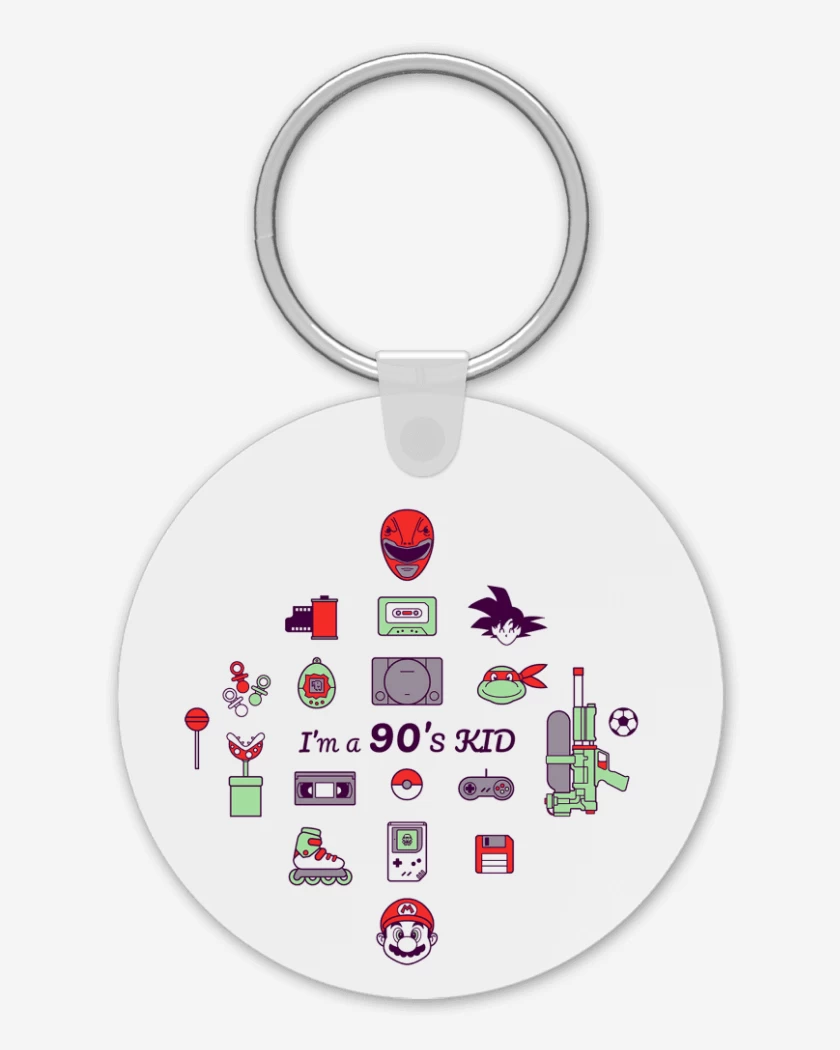 Llavero Blanco de Love 90´s