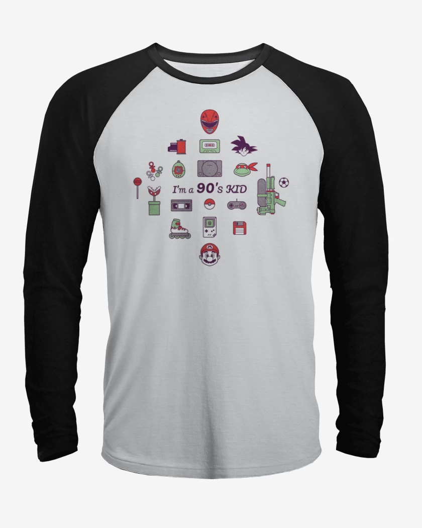 Polera Raglan Love 90´s