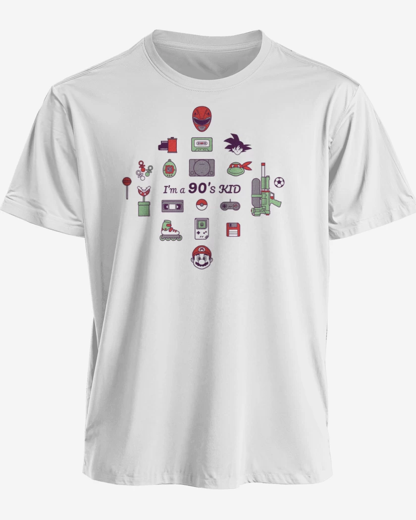 Polera premium Blanco de Love 90´s