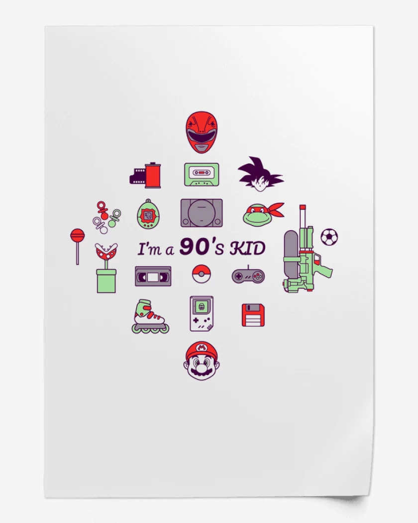 Print Blanco de Love 90´s