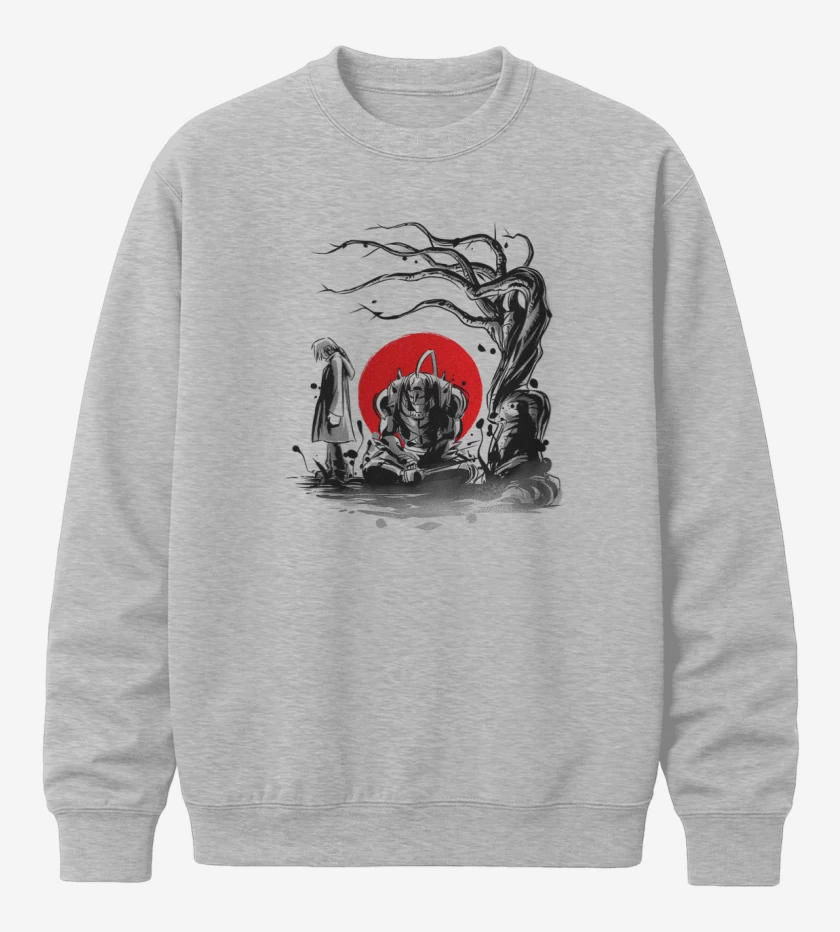 Poleron polo Gris Melange de Full metal alchemist 2