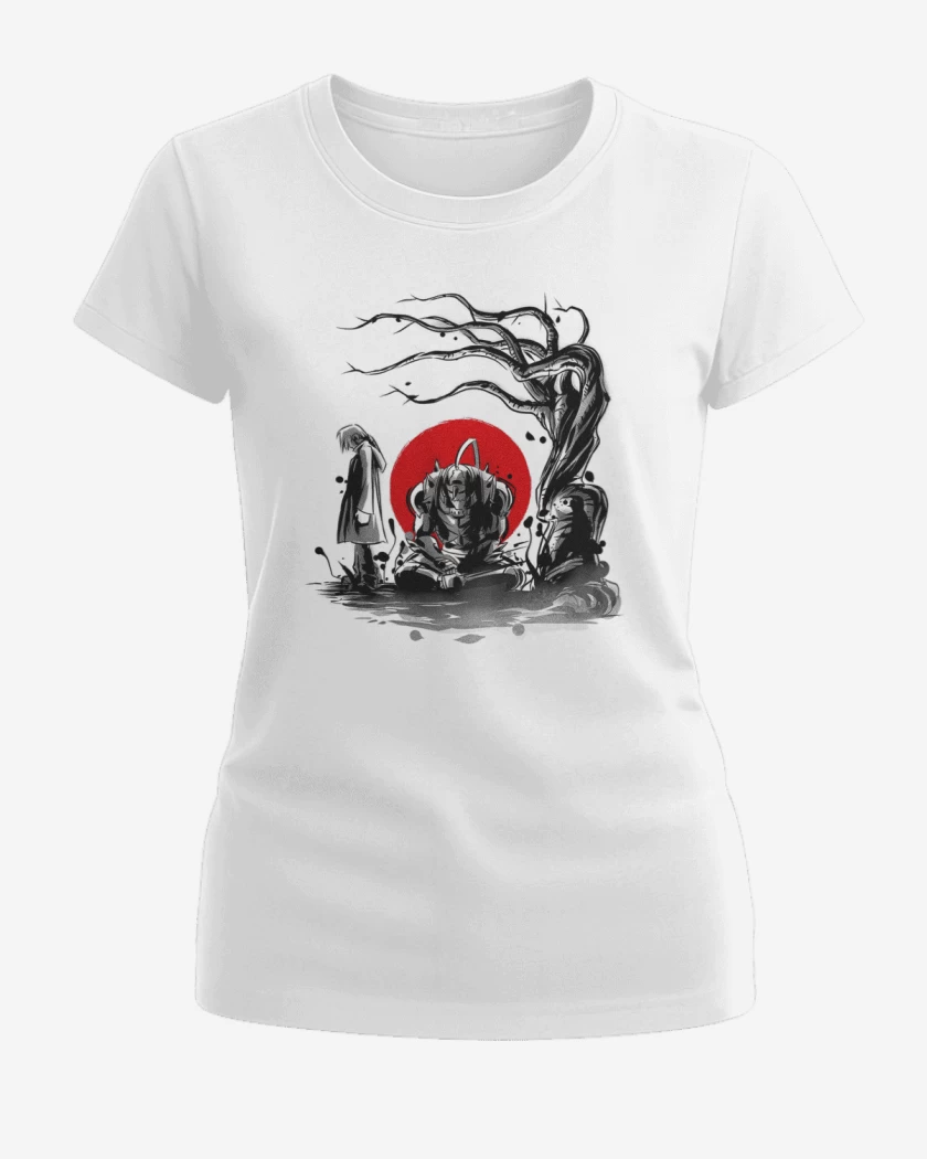Polera de Mujer Blanco de Full metal alchemist 2