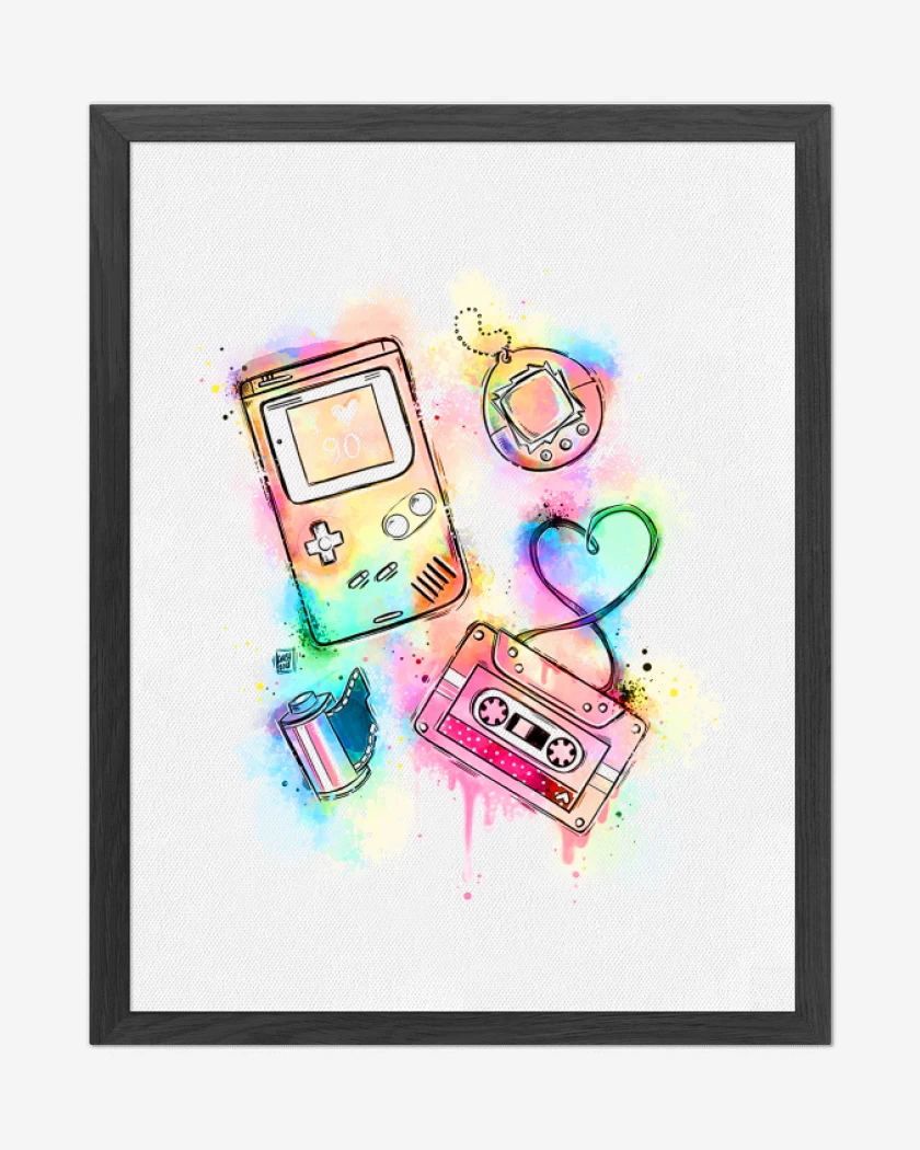 Cuadro decorativo Blanco de Noventas