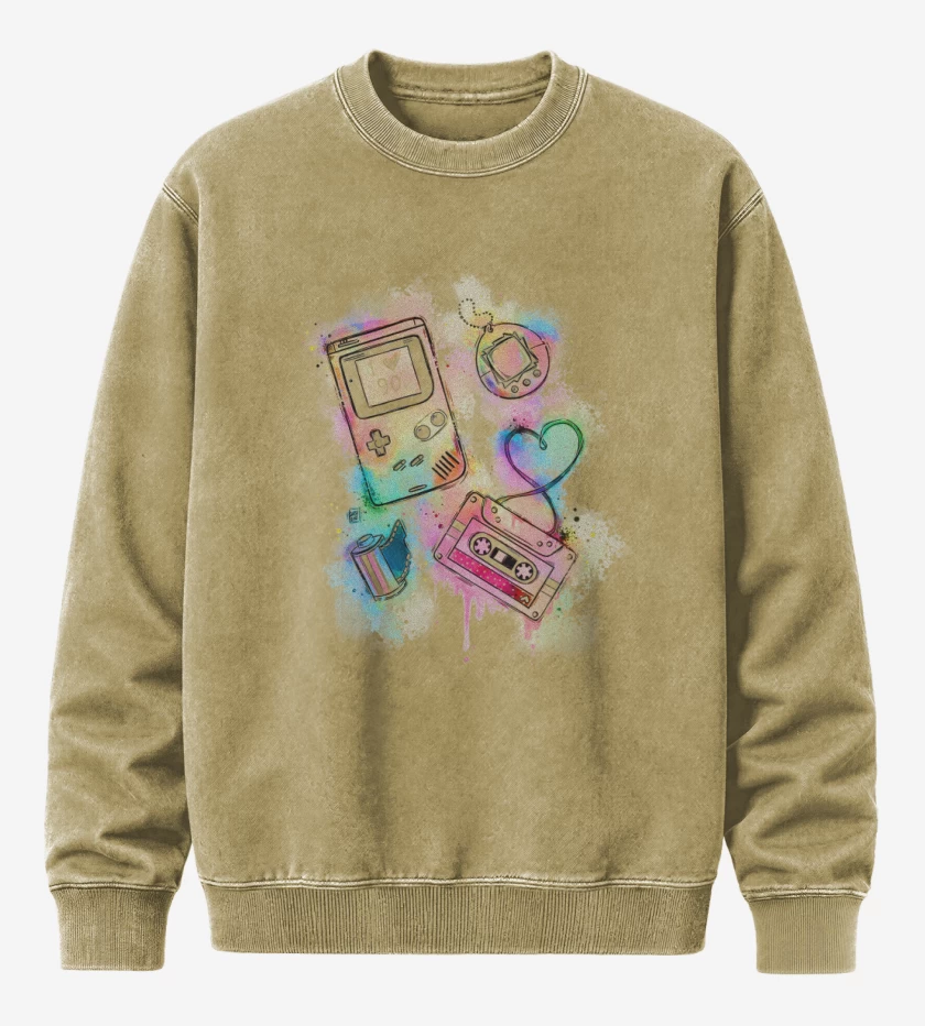 Poleron Polo Acid Wash Beige de Noventas