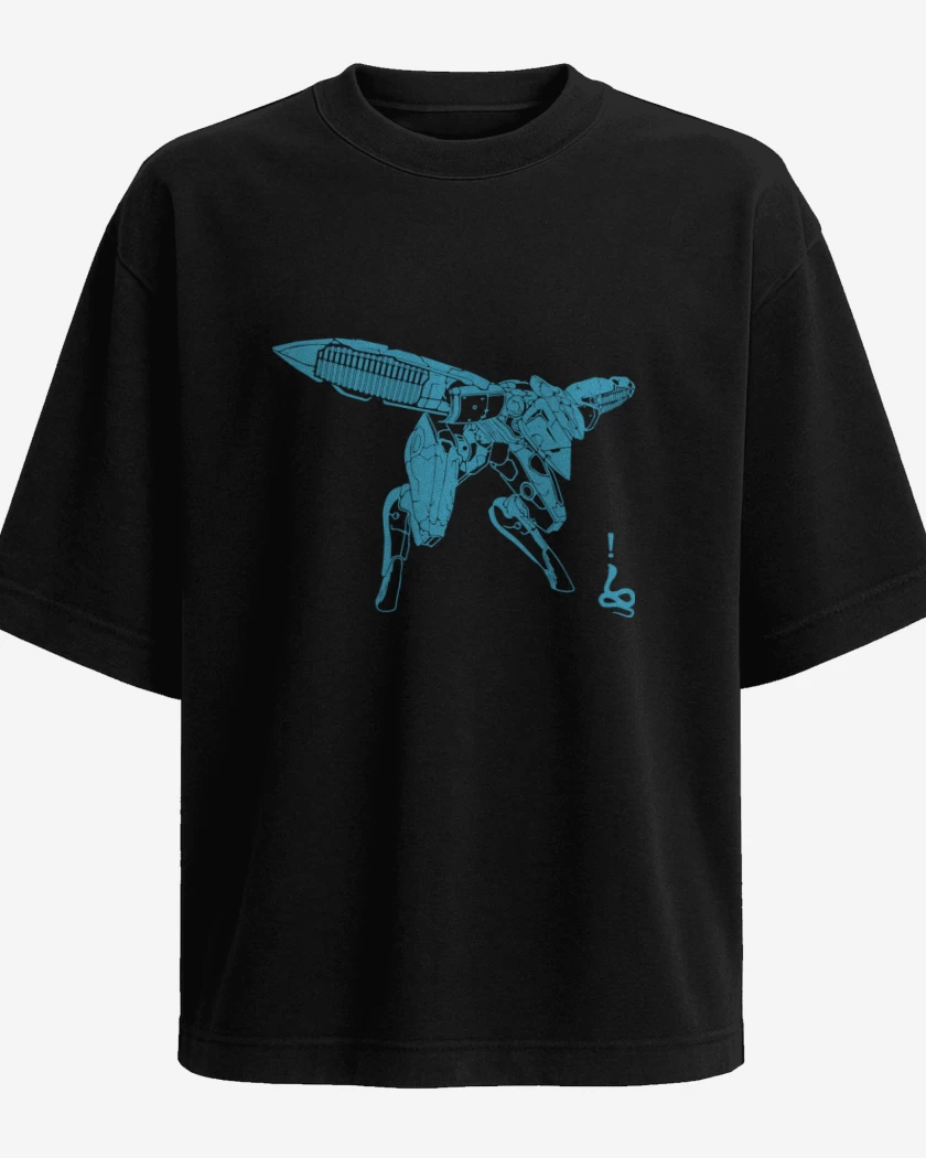 Polera Oversize Negro de Ray