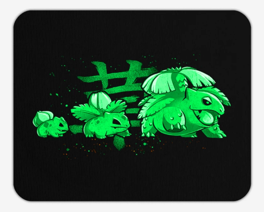 Mousepad bulbasaur evolution