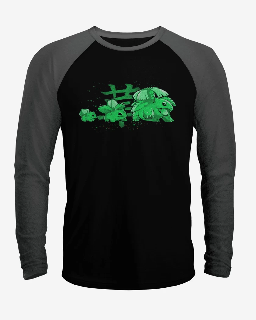 Polera Raglan bulbasaur evolution