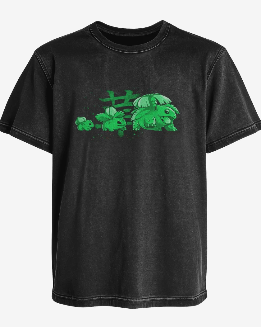 Polera desgastada bulbasaur evolution