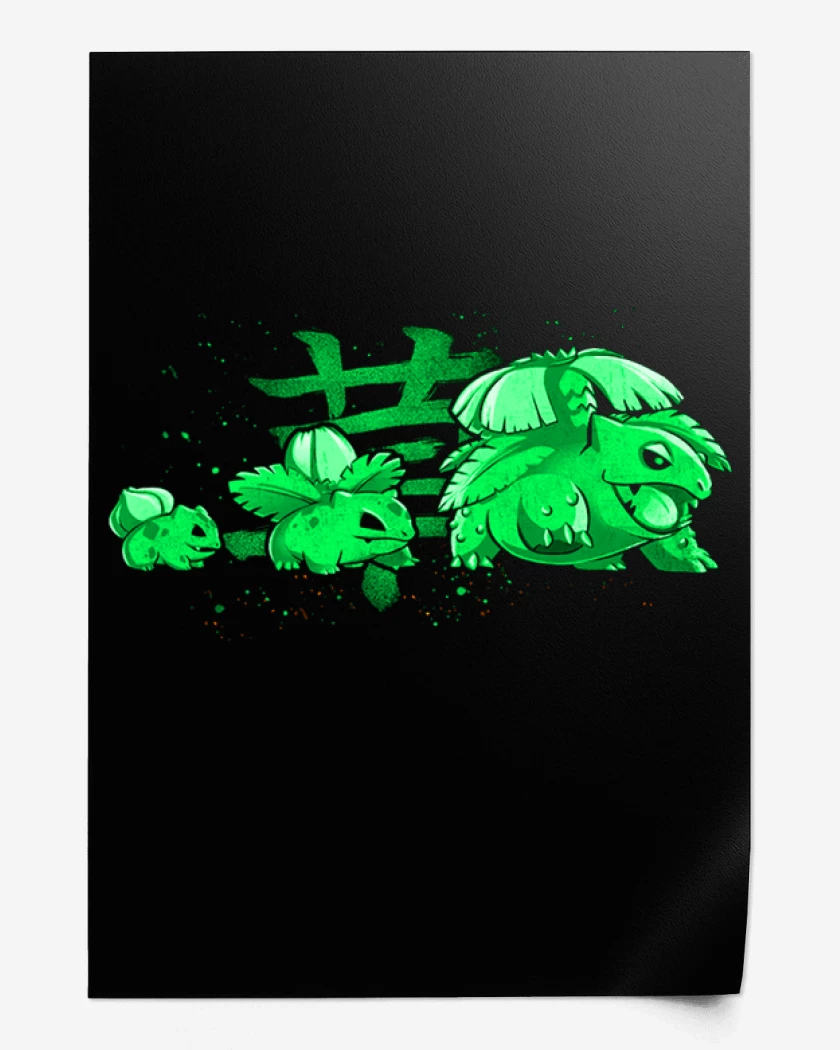 Print bulbasaur evolution