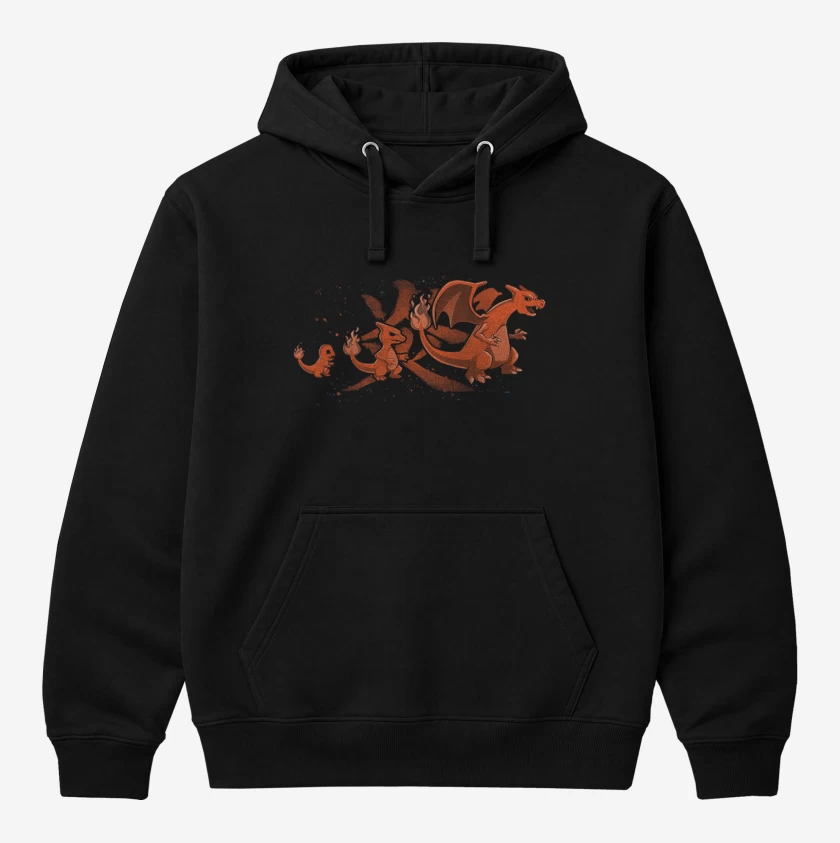 Polerón Canguro Negro de Charmander evolution