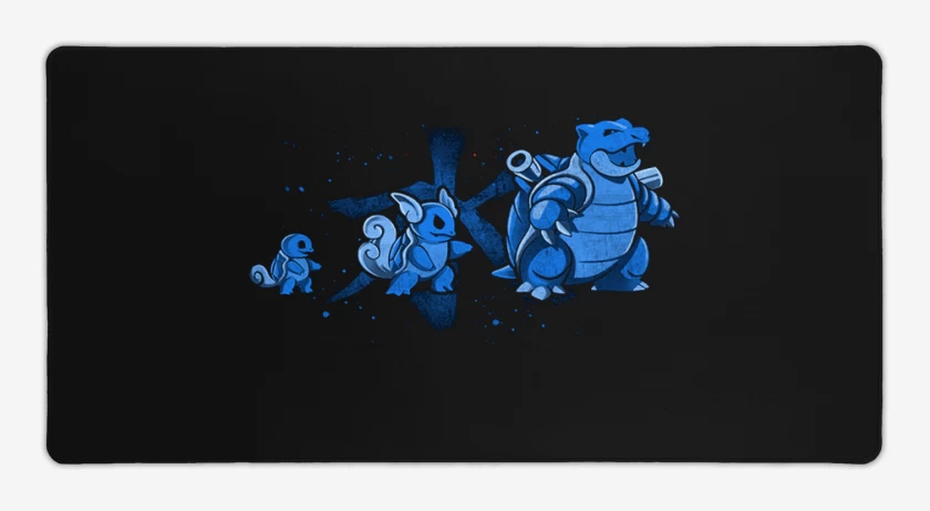 Mouse pad Gamer squirtle evolution