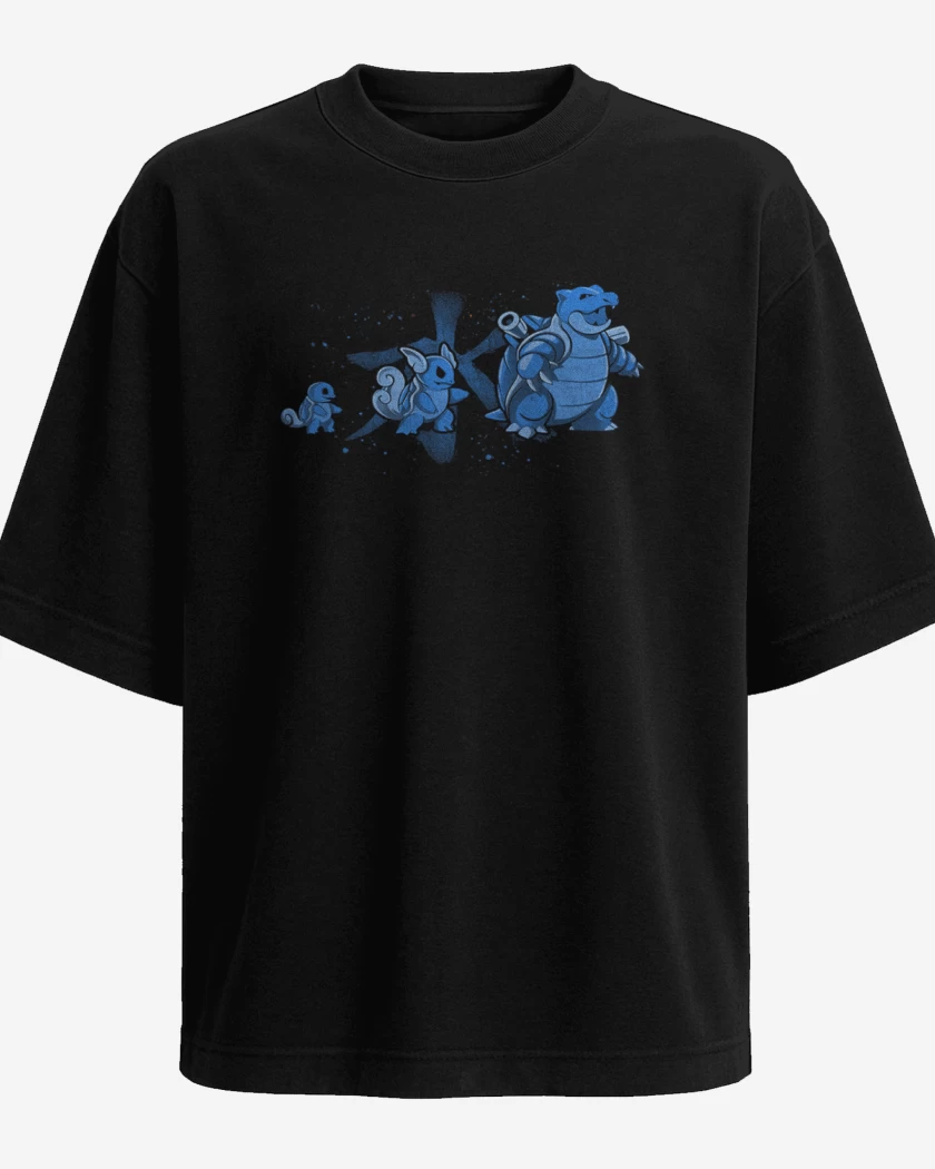 Polera Oversize squirtle evolution