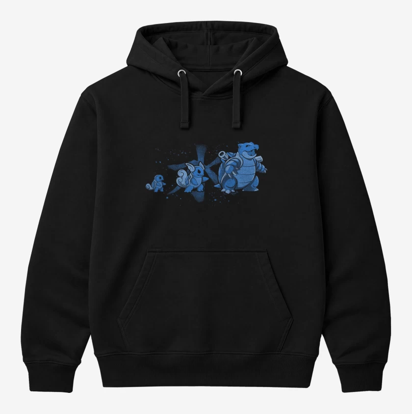 Polerón Canguro Negro de squirtle evolution