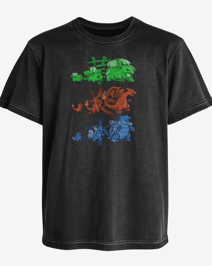 Polera desgastada Starter evolution