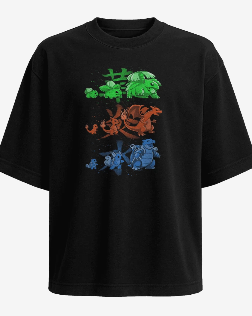 Polera Oversize Negro de Starter evolution