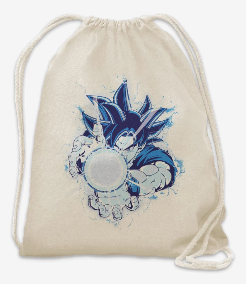 Mochila Blanco de kame hame goku