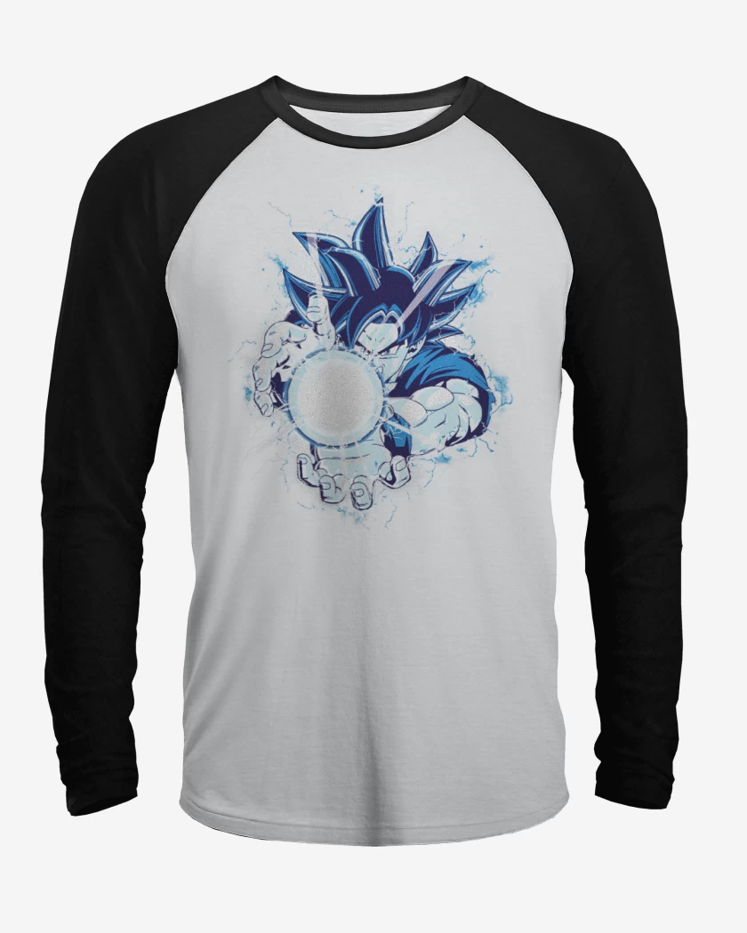 Polera Raglan kame hame goku