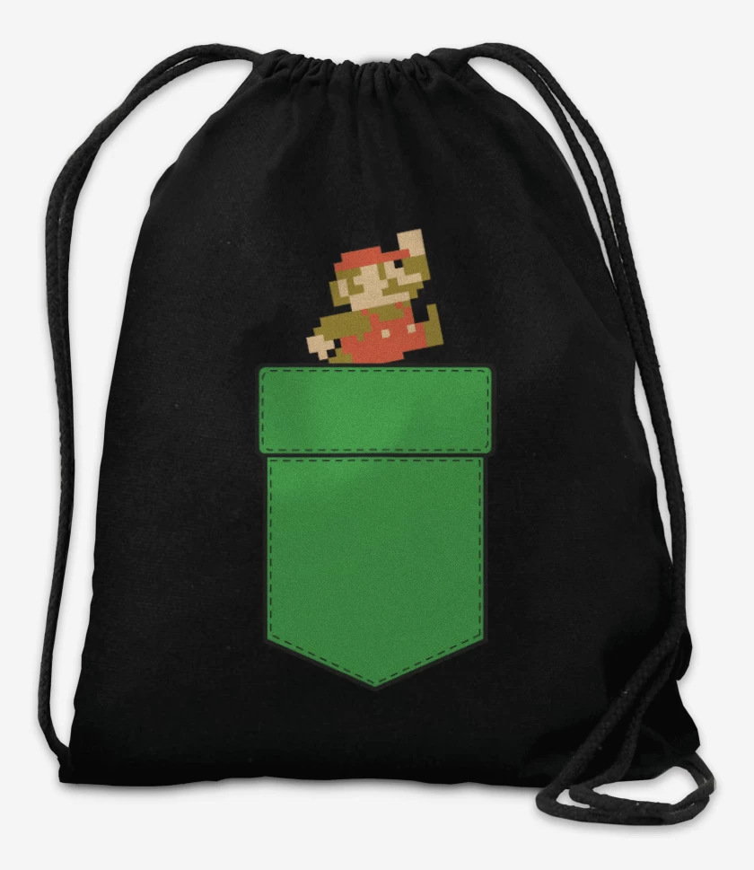 Mochila Super bigote de bolsillo 2