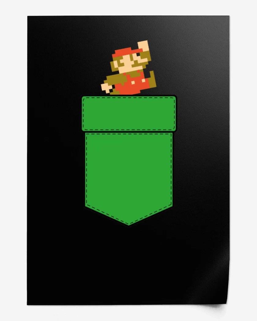 Print Super bigote de bolsillo 2