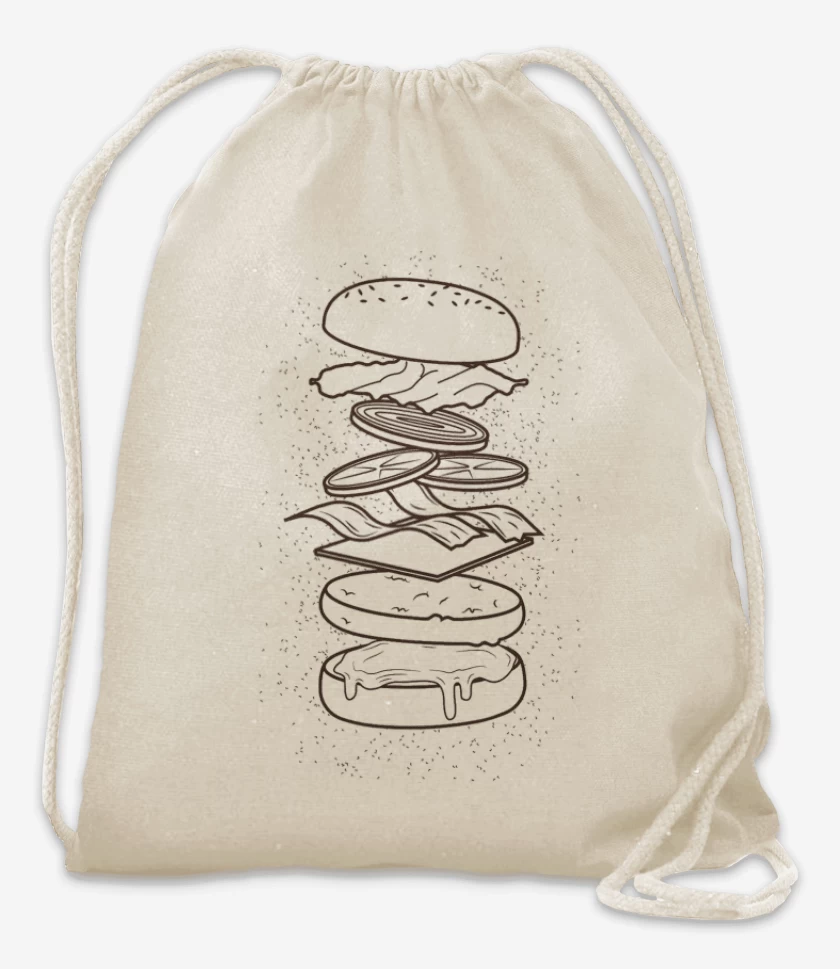 Mochila Blanco de burguer
