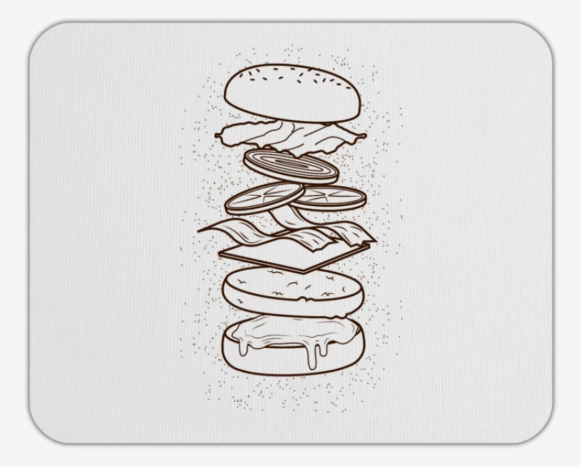 Mousepad burguer