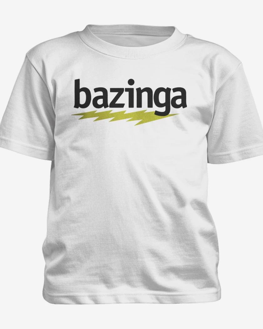 Polera de niño Blanco de Bazinga 2