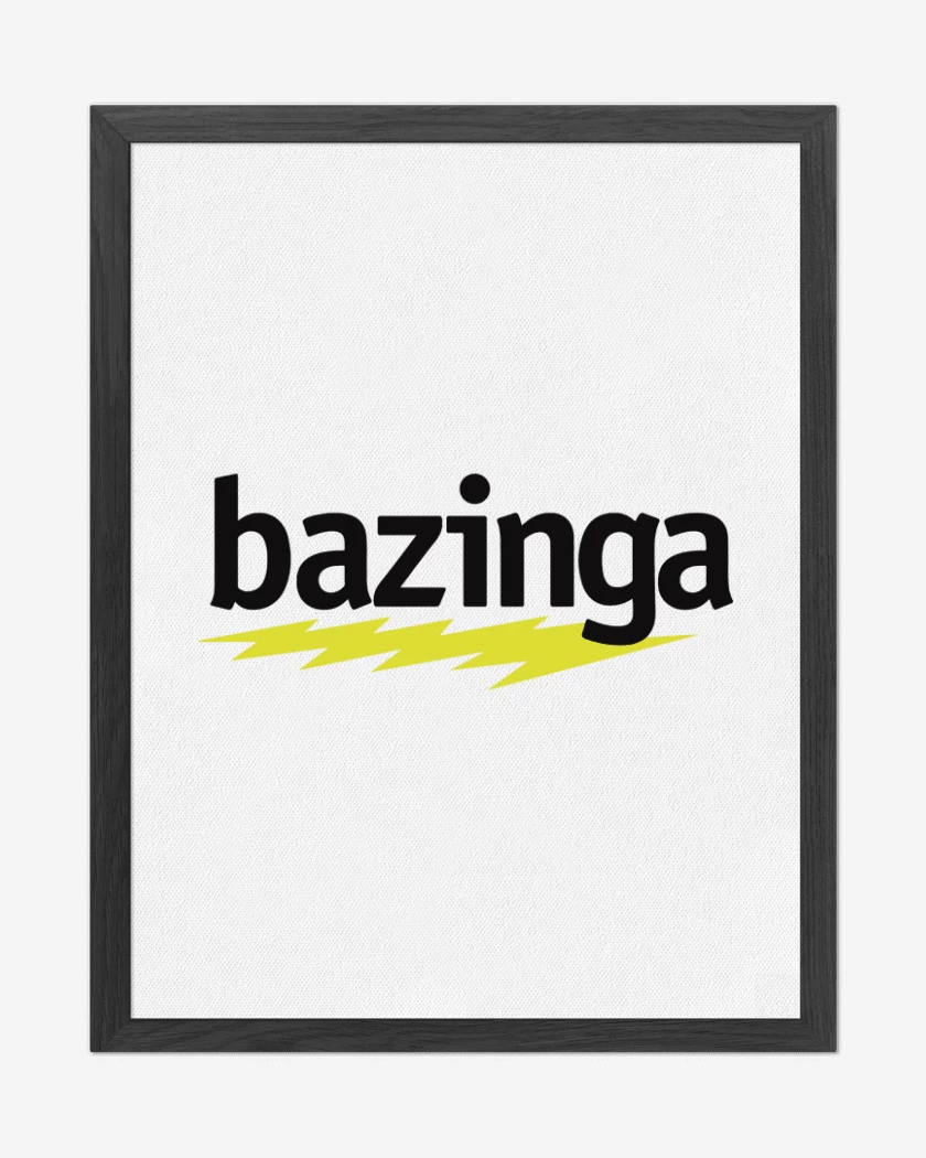 Cuadro decorativo Blanco de Bazinga 2