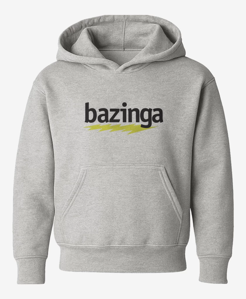 Poleron de niño Gris Melange de Bazinga 2