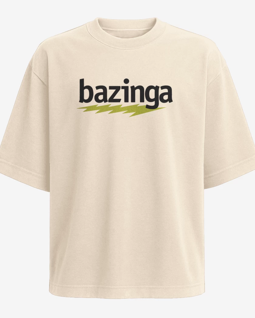 Polera Oversize Beige de Bazinga 2