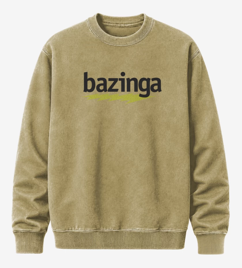 Poleron Polo Acid Wash Beige de Bazinga 2