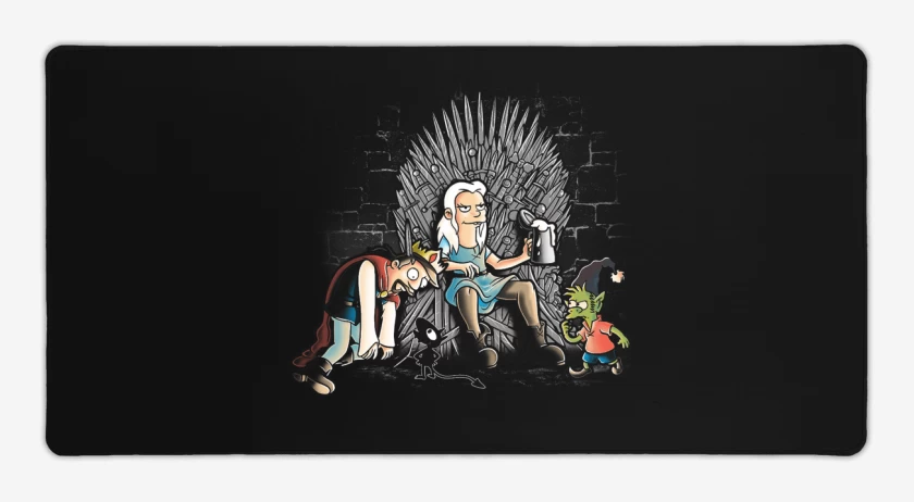 Mouse pad Gamer Negro de Desencanto