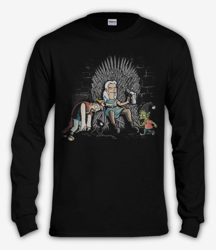 Polera manga larga Negro de Desencanto