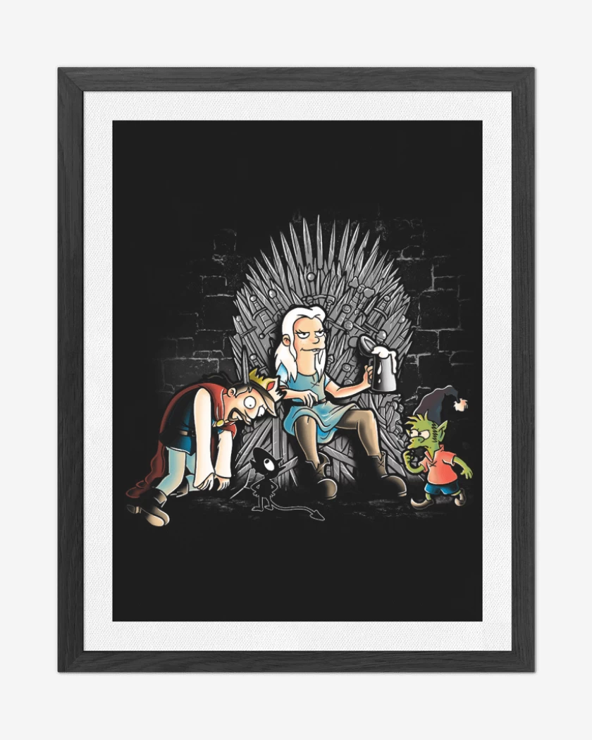 Cuadro decorativo Negro de Desencanto