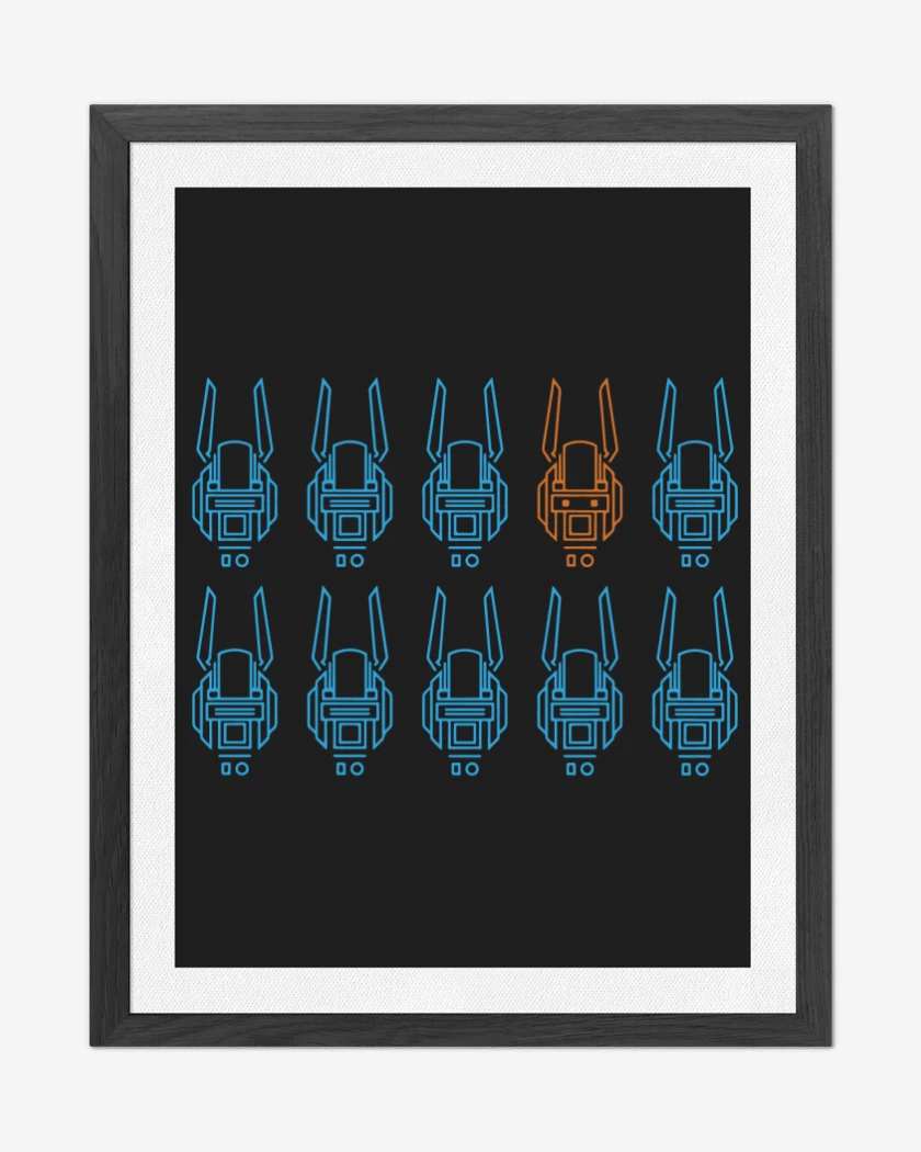Cuadro decorativo Negro de Chappie