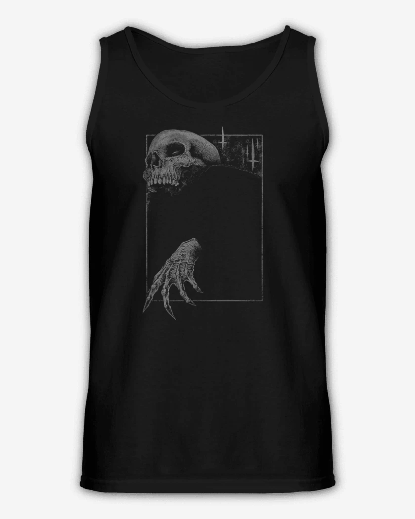 Sudadera Negro de skull death