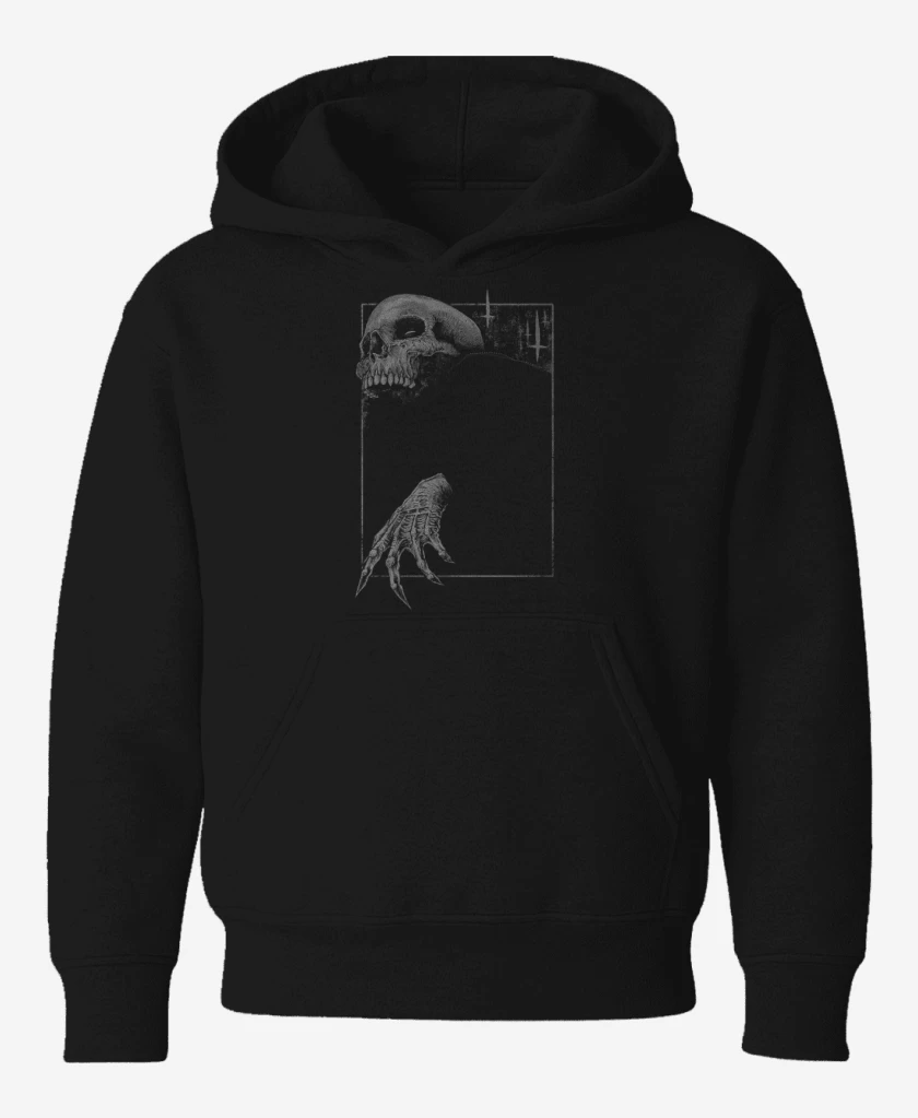 Poleron de niño Negro de skull death