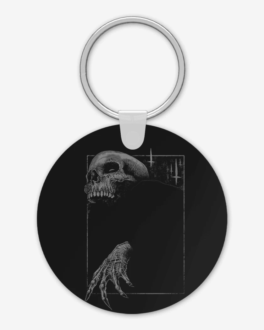 Llavero Negro de skull death