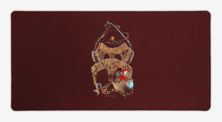 Mouse pad Gamer Donkey kong & Diddy kong etapa carrito