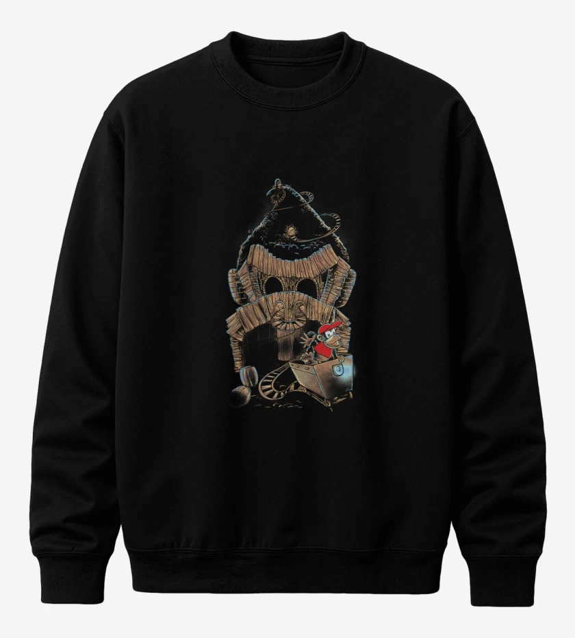 Poleron polo Donkey kong & Diddy kong etapa carrito