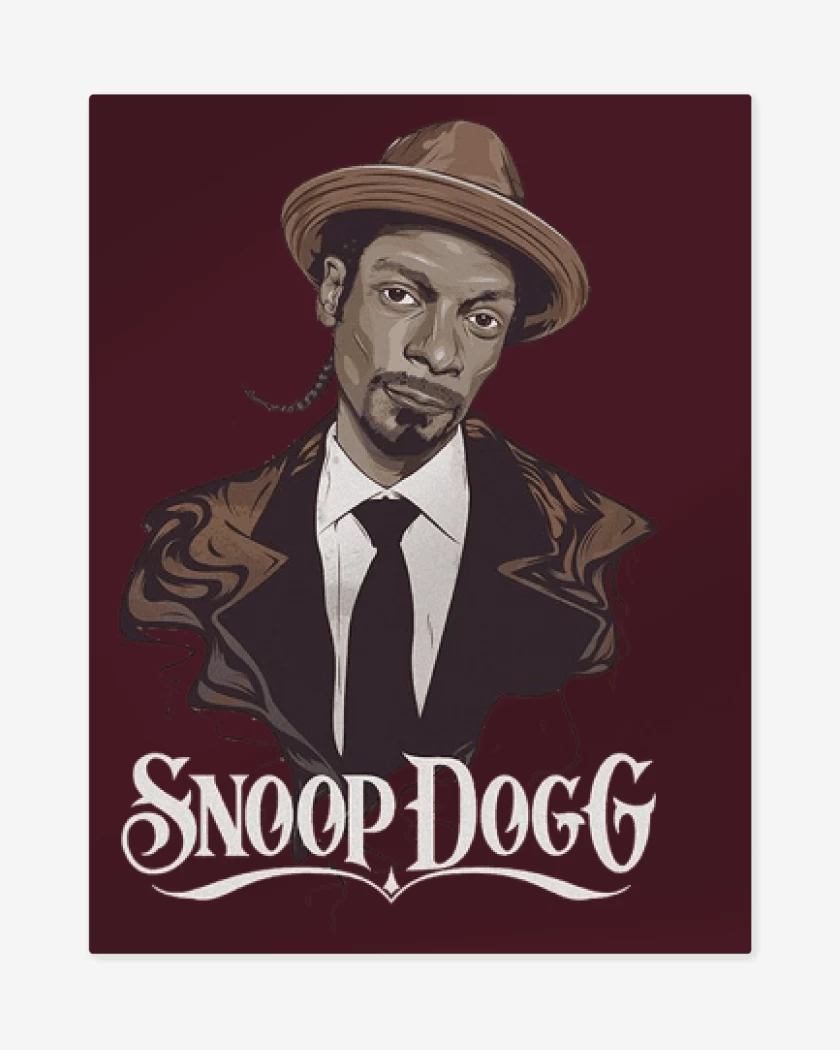 Print metalico PIMP Snoop Dogg