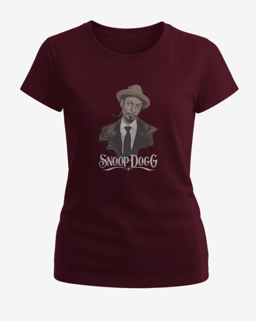 Polera de Mujer Burdeo de PIMP Snoop Dogg