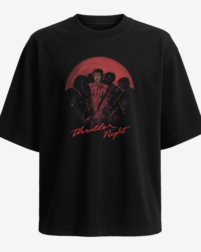 Polera Oversize Thriller Night 