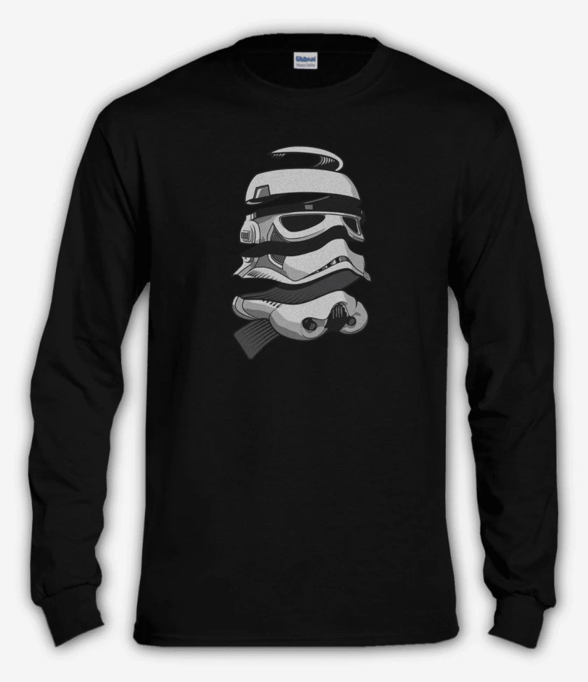 Polera manga larga Negro de Imperial Trooper cut
