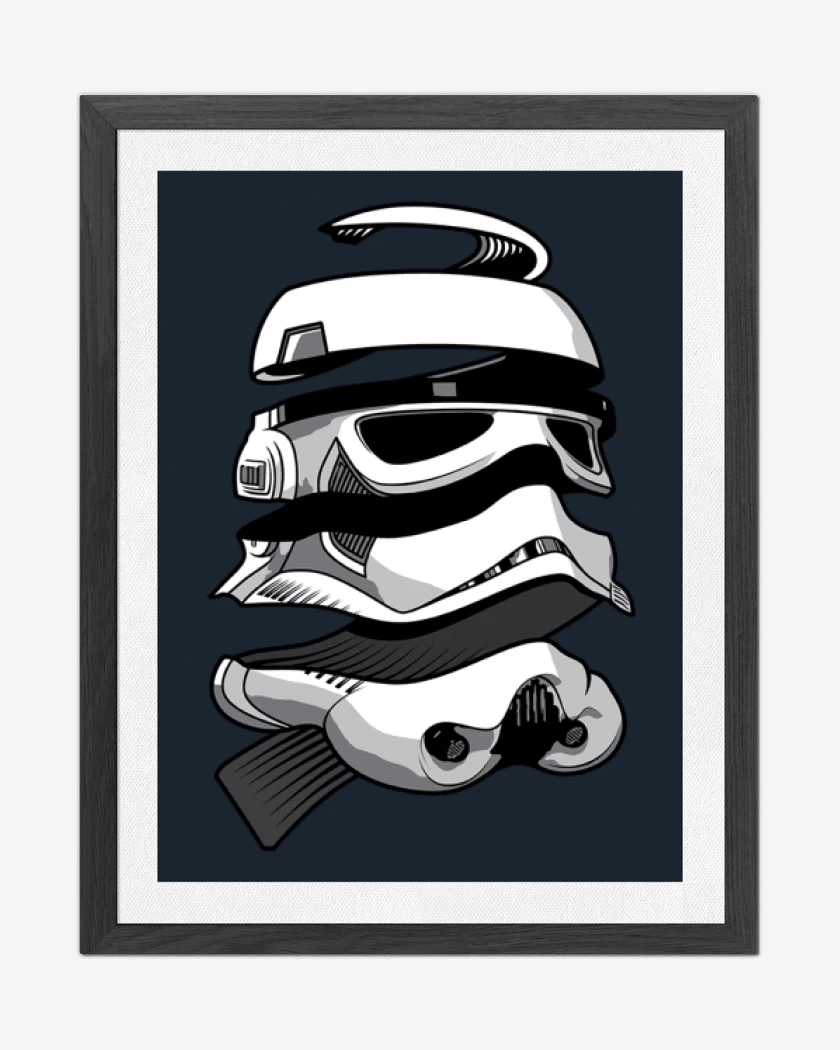 Cuadro decorativo Azul Marino de Imperial Trooper cut