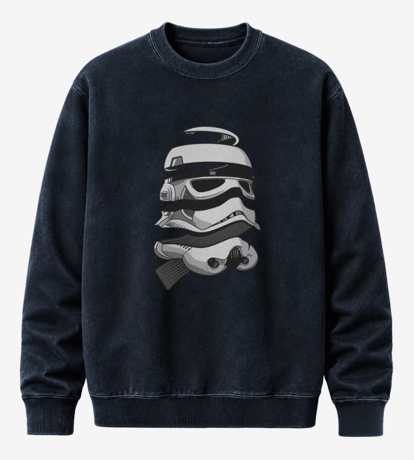 Poleron Polo Acid Wash Azul Marino de Imperial Trooper cut