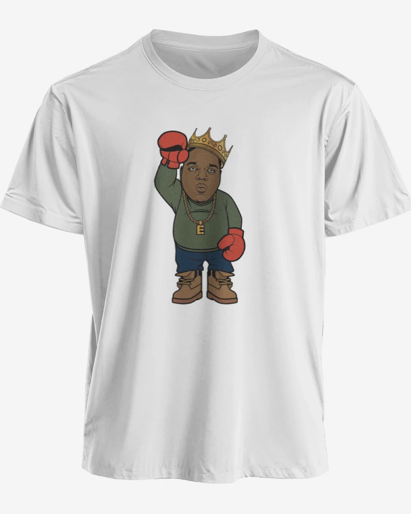Polera premium Blanco de The Notorius B I G 