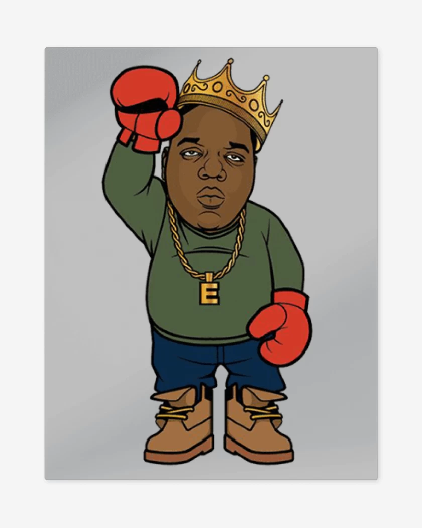 Print metalico The Notorius B I G 
